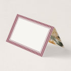 Wine Vineyard Club Old Money Striped Place Cards
