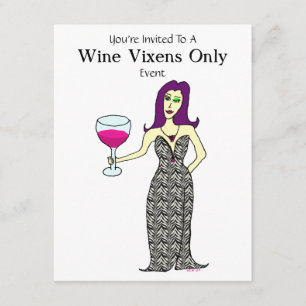 Wine Vixen Event Invitation