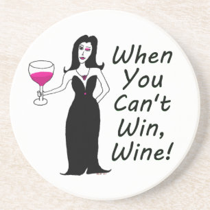 Wine Vixen Simply Wicked When You Can't Win, Wine Coaster