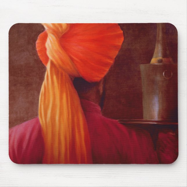 Wine Waiter at the Taj Mouse Mat (Front)