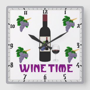 Wine Wall Clock