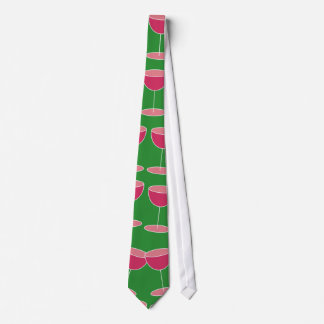 Wine Wallpaper Tie