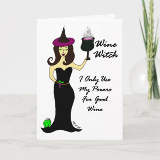 Wine Witch All Occasion Card