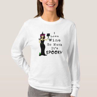 Wine Witch I Love Wine So Much It's Spooky T-Shirt