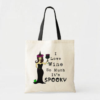 Wine Witch I Love Wine So Much It's Spooky Tote Bag