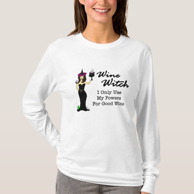 Wine Witch T-Shirt (Front)