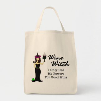 Wine Witch Tote Bag