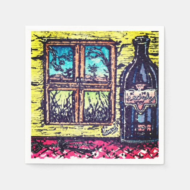 Wine With a View Napkin (Front)