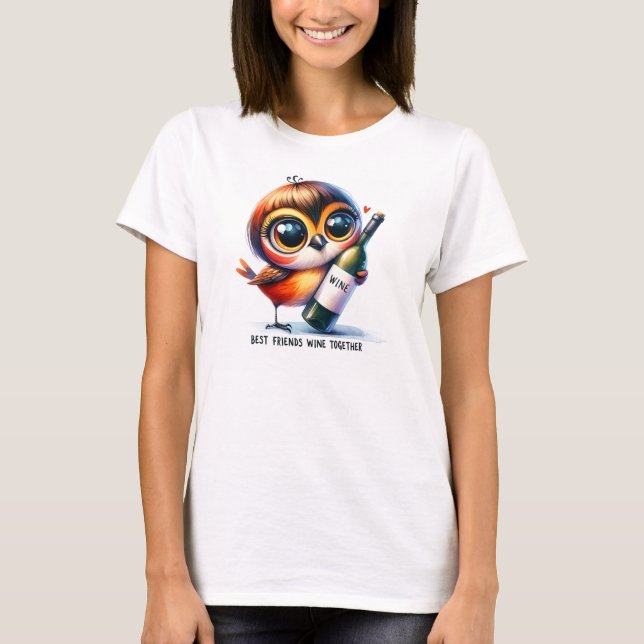 Wine Women's Basic T-Shirt (Front)