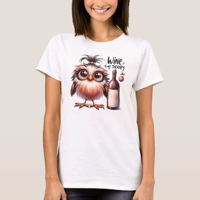 Wine Women's Basic T-Shirt (Front)