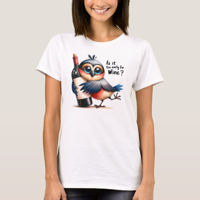 Wine Women's Basic T-Shirt (Front)