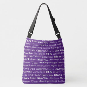 WINE WORDS CROSSBODY BAG
