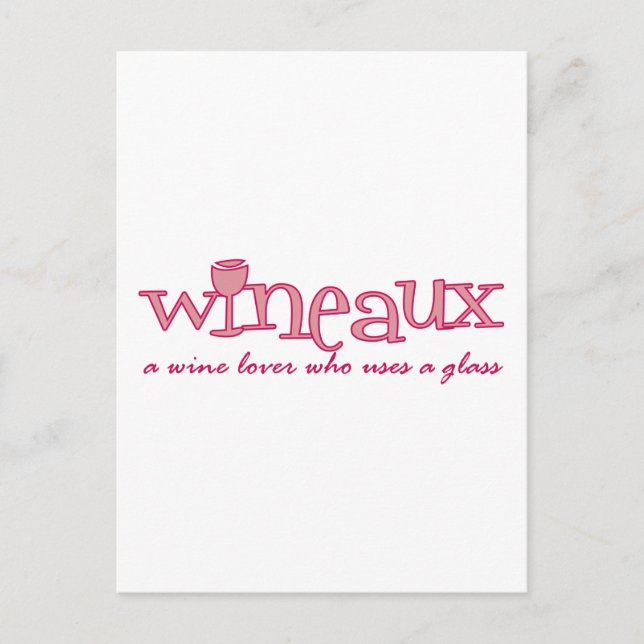 Wineaux defined postcard (Front)
