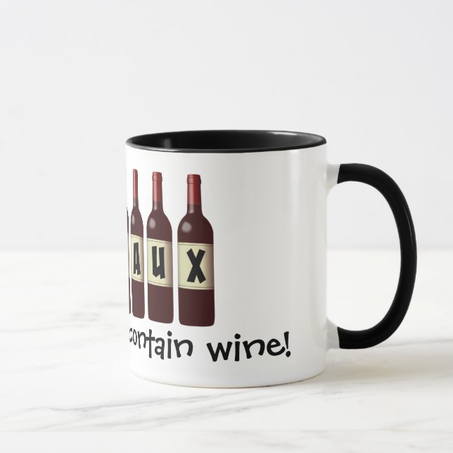 Wineaux Wine Bottles Lineup: May Contain Wine Mug (Right)