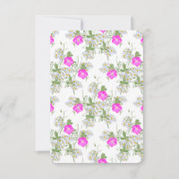 Winecups and Asters - Peak Summer - Thank You Card