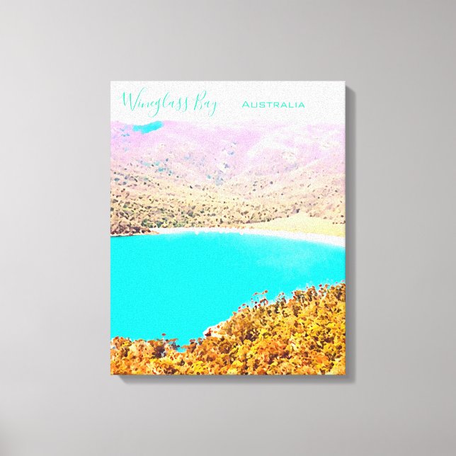 Wineglass Bay Tasmania  Australia Canvas Print (Front)
