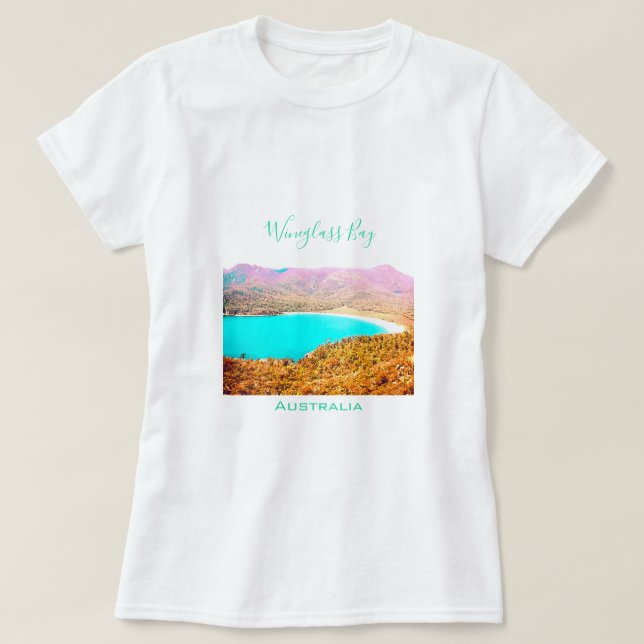 Wineglass Bay Tasmania  Australia T-Shirt (Design Front)