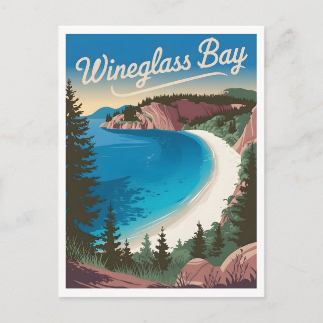 Wineglass Bay Tasmania Freycinet National Park Postcard (Front)