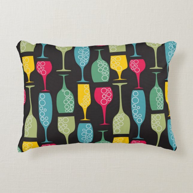 Wineglass Decorative Cushion (Front)