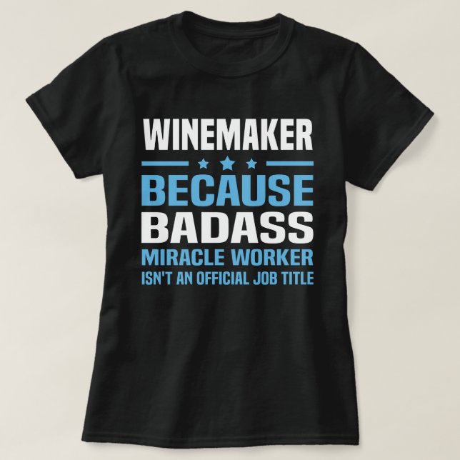 Winemaker T-Shirt (Design Front)