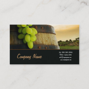 Winemaker Taster Business Card Winery Sommelier