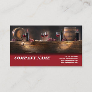 Winemaker Winery Taster Business Card Sommelier