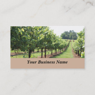 Winery and Vineyard Business Card