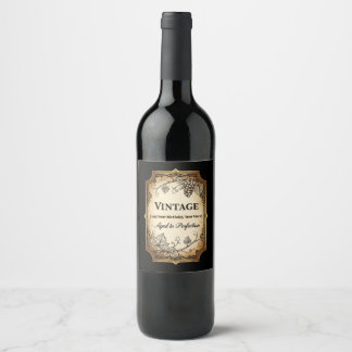 winery birthday celebration-Birthday gift Wine Label