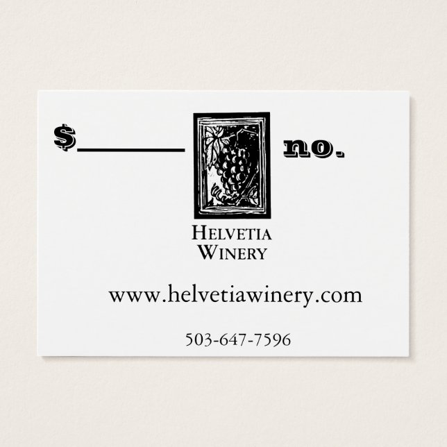 Winery Gift Card take 2 (Back)