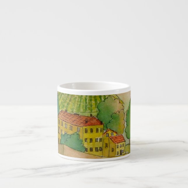 Winery in Chianti Espresso Cup (Front)