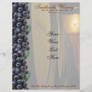 Winery Letterhead