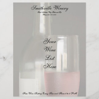 Winery Letterhead