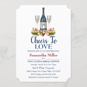 Winery Or Wine Bridal Shower Invitation