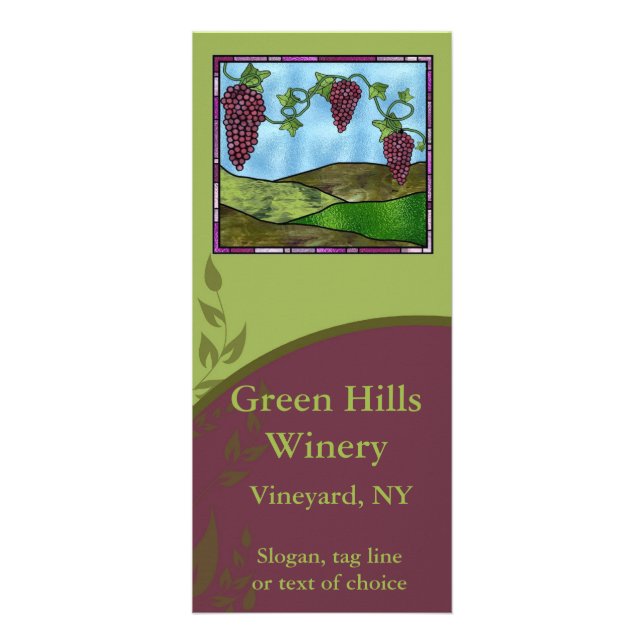 Winery Rack Card (Front)