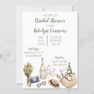 Winery Themed Bridal Shower Invitation