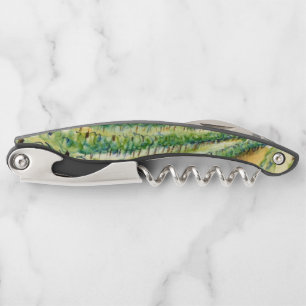 Winery Vines Hillside Art Personalised Corkscrew