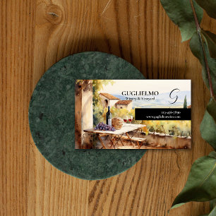 Winery & Vineyard Business Card