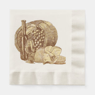  Winery Vineyard  Grapevine  Napkin