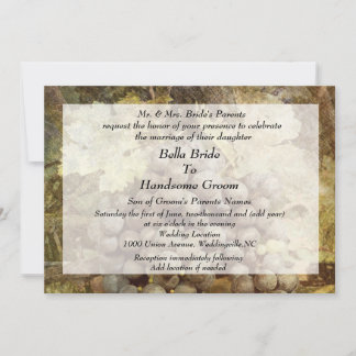 Winery Vineyard Wedding Invitation