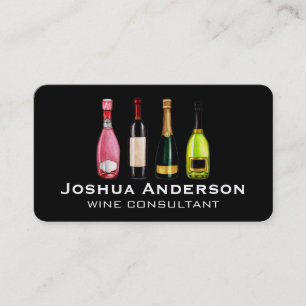 Winery Wine Selection Business Card