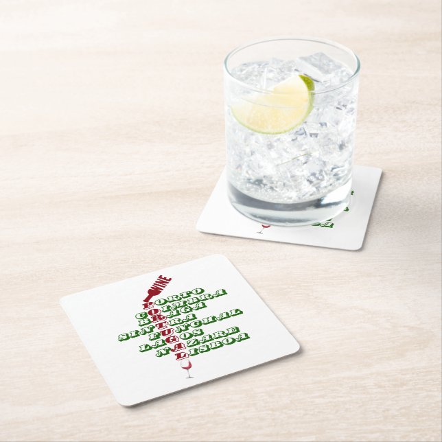 Wines of Portugal Portuguese Wine Paper Coaster (Insitu)
