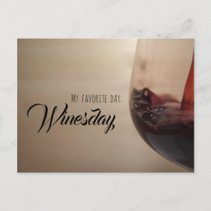 Winesday Postcard