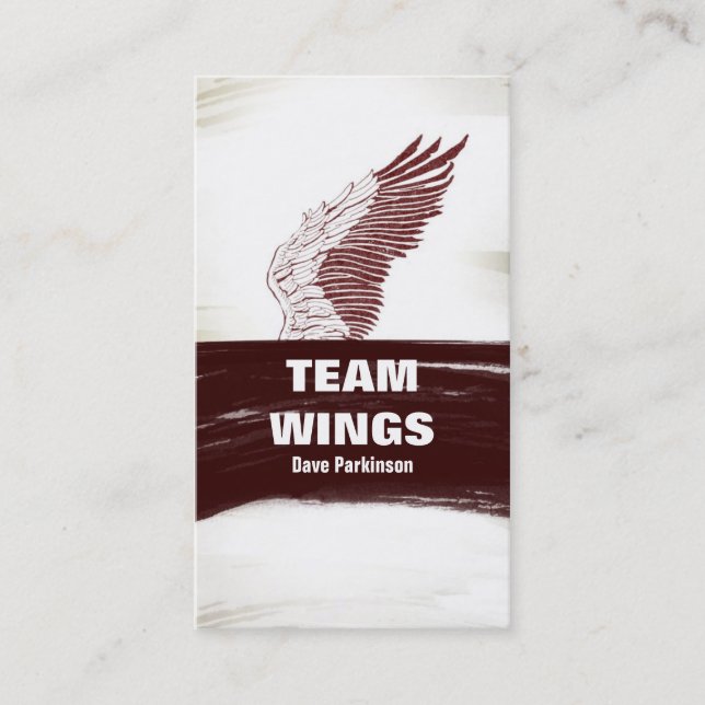 wing business card (Front)