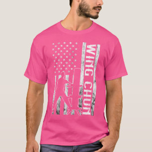 Wing Chun America Vintage Usa Kung Fu Chinese Mart T-Shirt