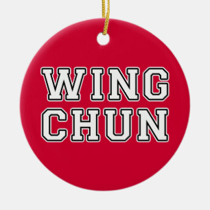 Wing Chun Ceramic Tree Decoration