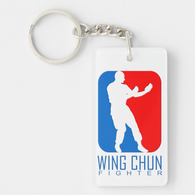 Wing Chun Fighter - Ip Man Linage Key Ring (Front)