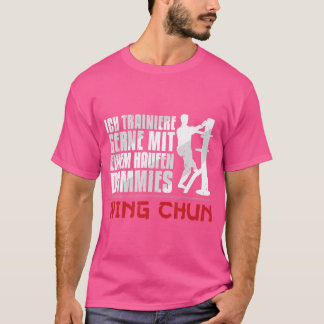Wing Chun Holzpuppe Haufen Dummies Martial Arts Ku T-Shirt