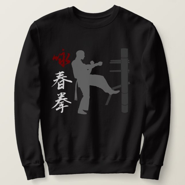 Wing Chun Kung Fu Sweatshirt (Design Front)