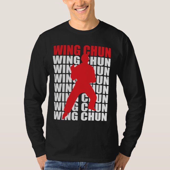 Wing Chun Long Sleeve T Shirt (Front)