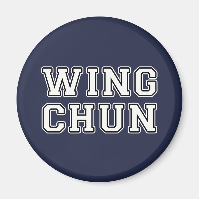 Wing Chun Magnet (Front)